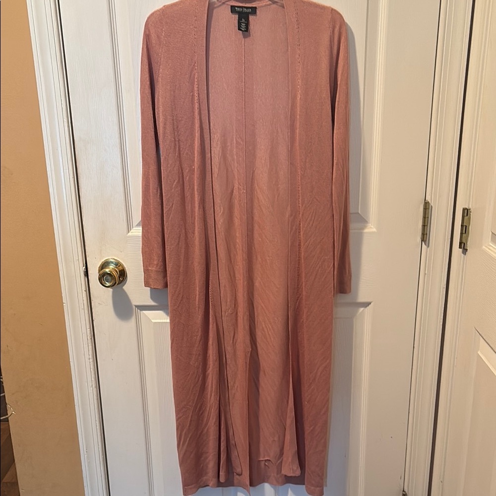 White House Black Market Rose Cardigan